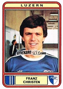 Figurina Franz Christen - Football Switzerland 1979-1980 n. 138 - Panini