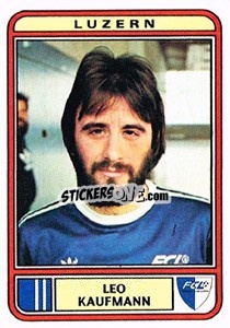 Figurina Leo Kaufmann - Football Switzerland 1979-1980 n. 140 - Panini