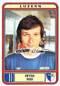 Cromo Peter Risi - Football Switzerland 1979-1980 - Panini