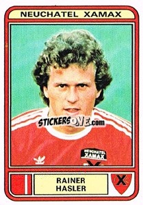 Cromo Rainer Hasler - Football Switzerland 1979-1980 - Panini