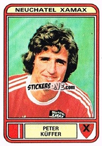 Cromo Peter Kuffer - Football Switzerland 1979-1980 - Panini