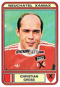 Cromo Christian Gross - Football Switzerland 1979-1980 - Panini