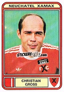 Sticker Christian Gross - Football Switzerland 1979-1980 n. 154 - Panini