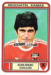 Sticker Jean-Marc Guillou - Football Switzerland 1979-1980 - Panini