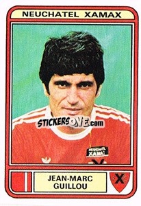 Figurina Jean-Marc Guillou - Football Switzerland 1979-1980 - Panini