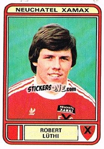 Figurina Robert Luthi - Football Switzerland 1979-1980 - Panini