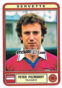 Sticker Peter Pazmandy - Football Switzerland 1979-1980 n. 164 - Panini