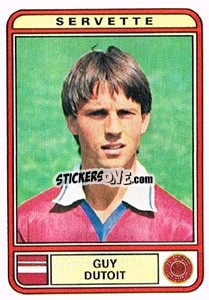 Sticker Gilbert Guyot - Football Switzerland 1979-1980 - Panini