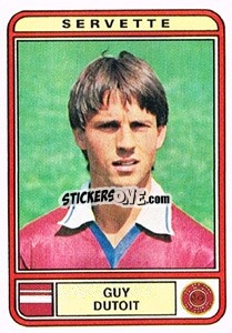 Sticker Gilbert Guyot - Football Switzerland 1979-1980 n. 166 - Panini