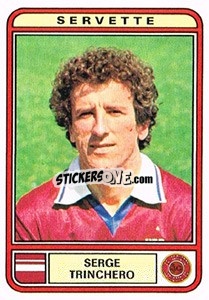 Sticker Serge Trinchero - Football Switzerland 1979-1980 - Panini
