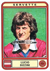 Sticker Lucio Bizzini - Football Switzerland 1979-1980 - Panini