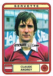 Cromo Claude Andrey - Football Switzerland 1979-1980 - Panini