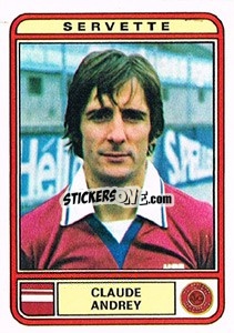 Figurina Claude Andrey - Football Switzerland 1979-1980 - Panini