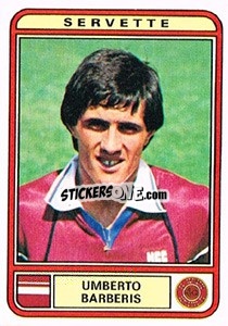 Sticker Umberto Barberis - Football Switzerland 1979-1980 n. 172 - Panini