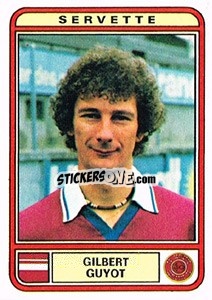 Sticker Guy Dutoit - Football Switzerland 1979-1980 - Panini