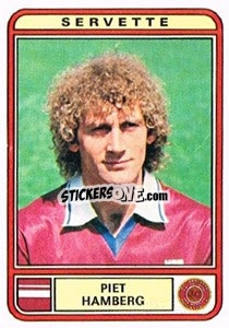 Sticker Piet Hamberg - Football Switzerland 1979-1980 n. 176 - Panini