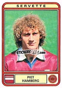 Figurina Piet Hamberg - Football Switzerland 1979-1980 - Panini