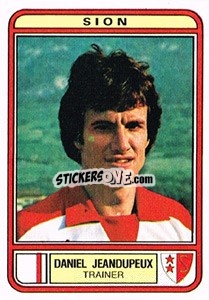 Figurina Daniel Jeandupeux - Football Switzerland 1979-1980 - Panini