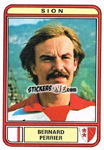 Sticker Bernard Perrier - Football Switzerland 1979-1980 - Panini