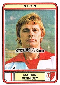 Figurina Marian Cernicky - Football Switzerland 1979-1980 - Panini