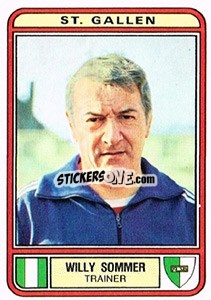 Figurina Willy Sommer - Football Switzerland 1979-1980 n. 198 - Panini