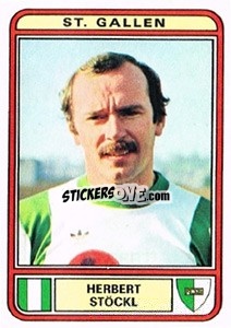 Figurina Herbert Stockl - Football Switzerland 1979-1980 - Panini