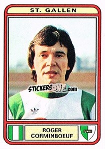 Sticker Roger Corminboeuf - Football Switzerland 1979-1980 - Panini