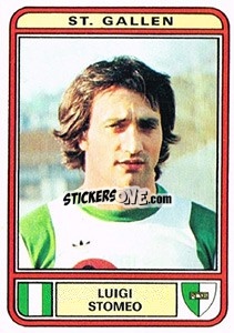 Sticker Luigi Stomeo - Football Switzerland 1979-1980 - Panini