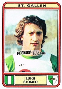 Figurina Luigi Stomeo - Football Switzerland 1979-1980 n. 210 - Panini