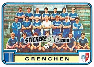 Figurina Team - Football Switzerland 1979-1980 - Panini