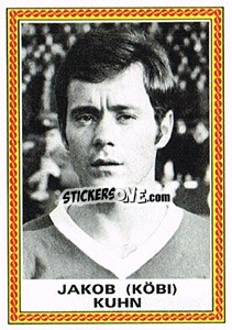 Cromo Jakob Kuhn - Football Switzerland 1979-1980 - Panini
