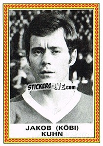 Sticker Jakob Kuhn - Football Switzerland 1979-1980 n. 398 - Panini
