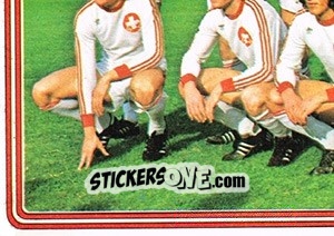 Sticker Team - Football Switzerland 1978-1979 n. 3 - Panini