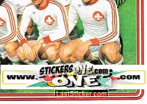 Figurina Team - Football Switzerland 1978-1979 - Panini