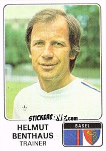 Sticker Helmut Benthaus - Football Switzerland 1978-1979 n. 10 - Panini