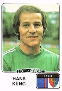 Sticker Hans Kung - Football Switzerland 1978-1979 - Panini