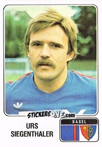 Sticker Urs Siegenthaler - Football Switzerland 1978-1979 n. 12 - Panini