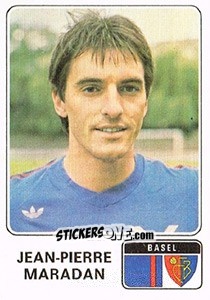 Cromo Jean-Pierre Maradan - Football Switzerland 1978-1979 - Panini