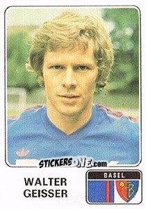 Sticker Walter Geisser - Football Switzerland 1978-1979 n. 14 - Panini