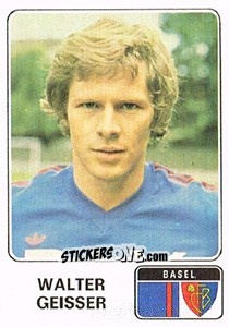 Sticker Walter Geisser - Football Switzerland 1978-1979 - Panini