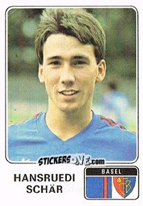Sticker Hansruedi Schar - Football Switzerland 1978-1979 n. 17 - Panini