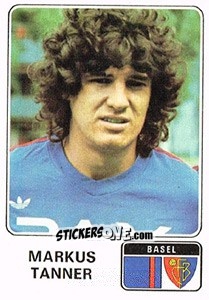 Sticker Markus Tanner - Football Switzerland 1978-1979 n. 18 - Panini