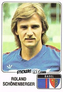 Sticker Roland Schoneberger - Football Switzerland 1978-1979 - Panini