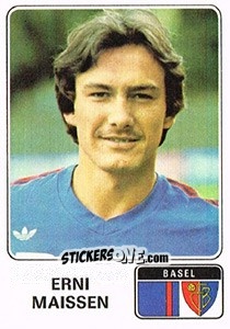 Sticker Erni Maissen - Football Switzerland 1978-1979 - Panini