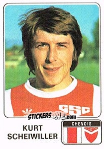 Figurina Kurt Scheiwiller - Football Switzerland 1978-1979 - Panini