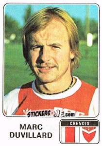 Sticker Marc Duvillard - Football Switzerland 1978-1979 - Panini