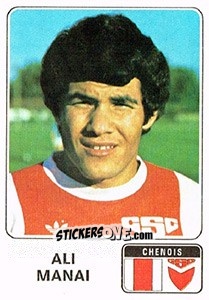 Sticker Ali Manai - Football Switzerland 1978-1979 - Panini