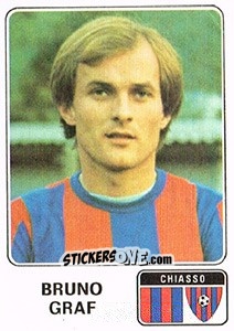 Sticker Bruno Graf - Football Switzerland 1978-1979 n. 53 - Panini