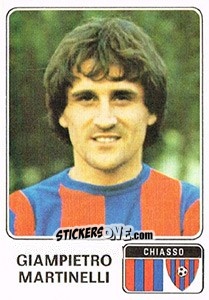Sticker Giampietro Martinelli - Football Switzerland 1978-1979 n. 57 - Panini