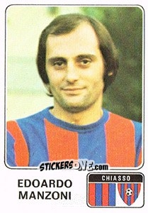 Sticker Edoardo Manzoni - Football Switzerland 1978-1979 n. 61 - Panini